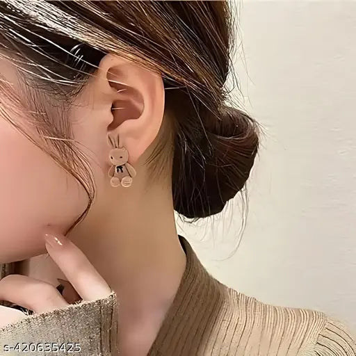 Stud Earrings Fashion Korean Earrings for Women Girls Cute Jewelry Gifts