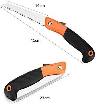 7" Blade Hand Pruning Saw With Safety Lock