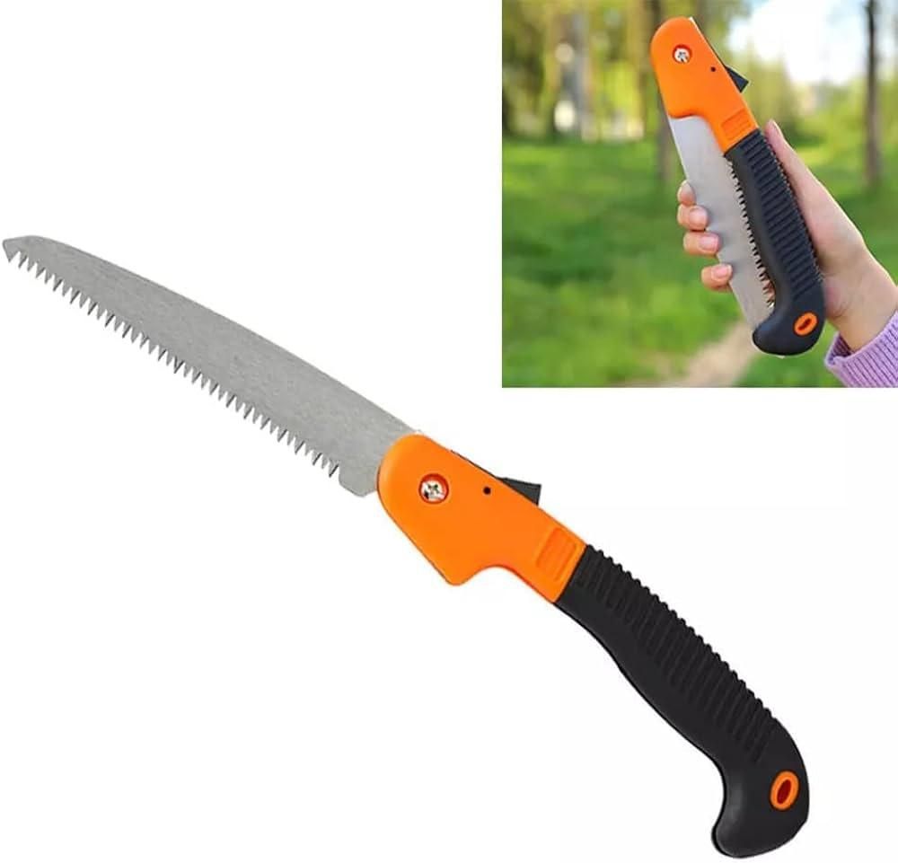 7" Blade Hand Pruning Saw With Safety Lock