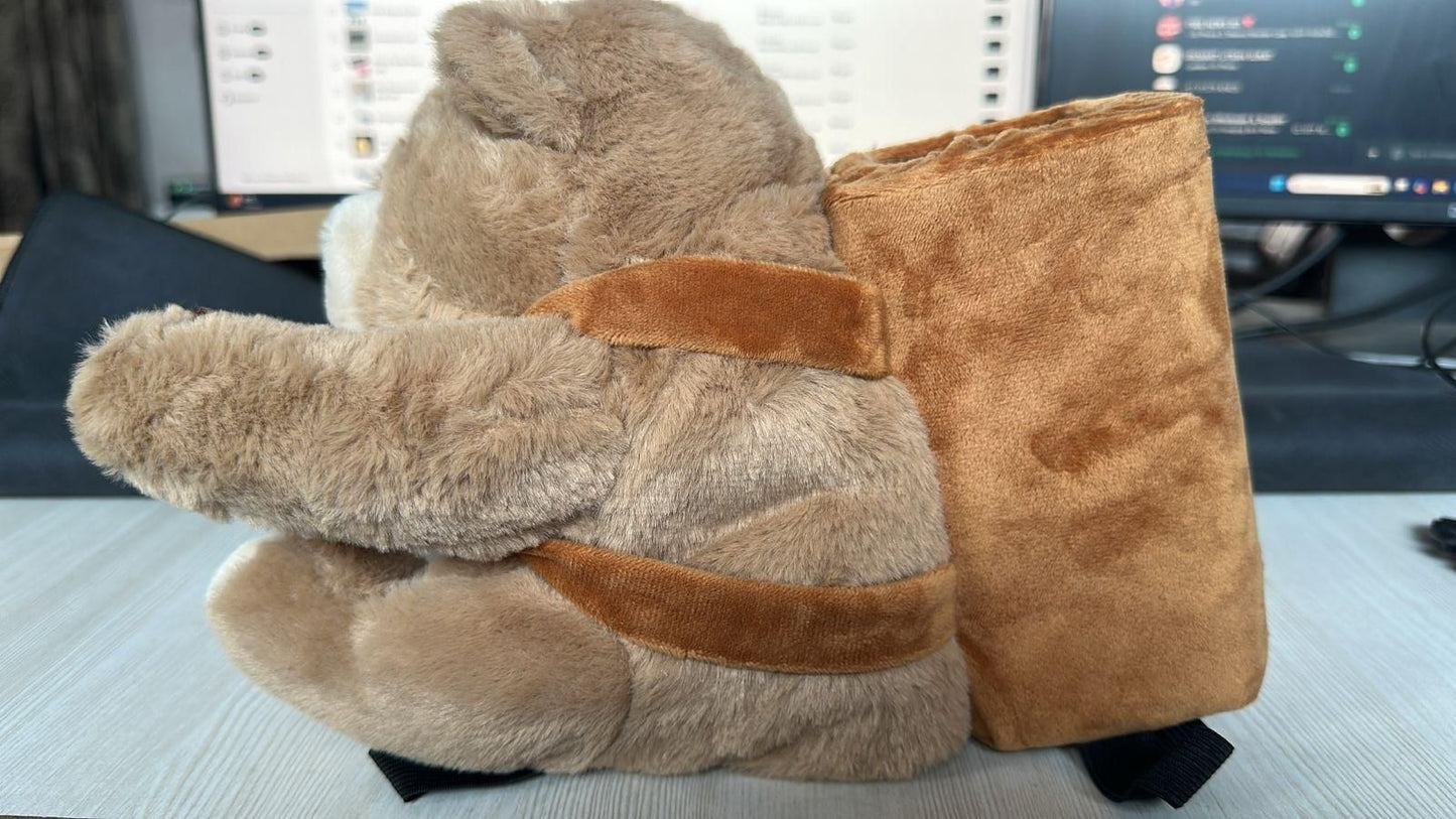 2 in1 taddy tissue & dustbin holder