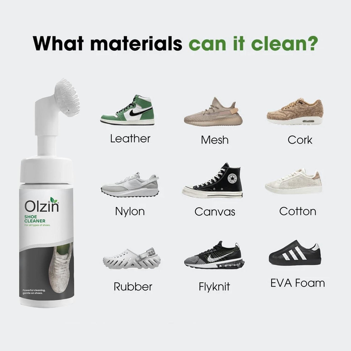 Olzin Shoe Cleaners 150ML (Pack of 2)