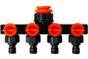 4 Way Water Tap Connector