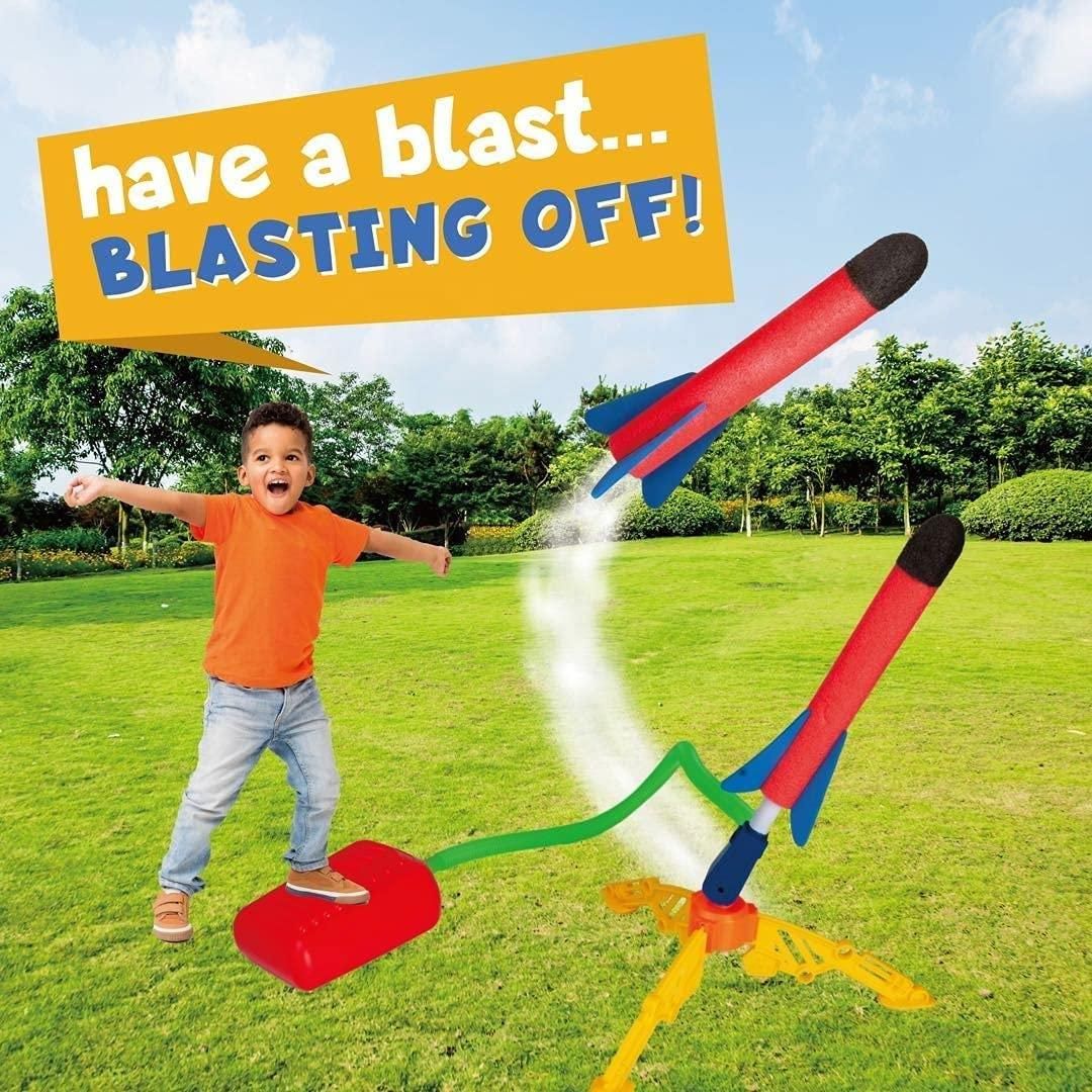 Rocket Air Pressure Toy Outdoor Activity for Kids