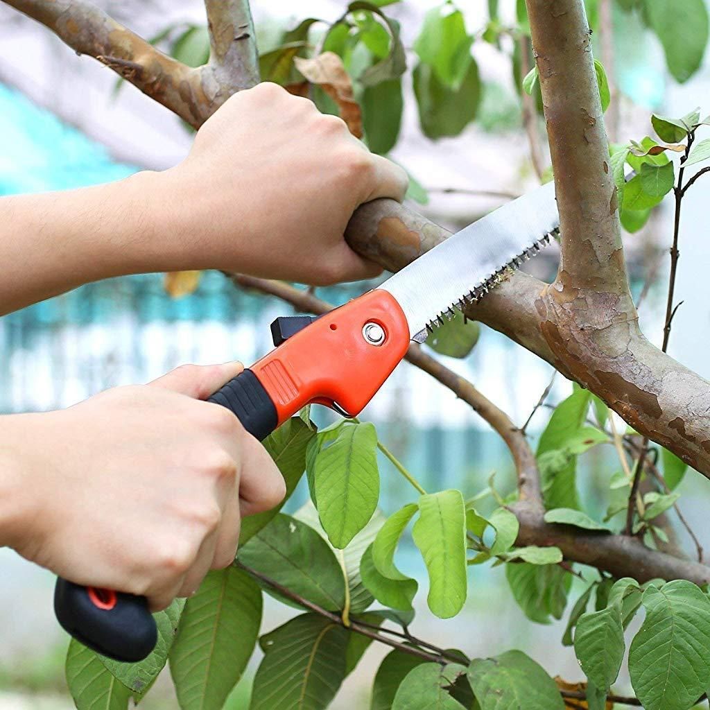7" Blade Hand Pruning Saw With Safety Lock