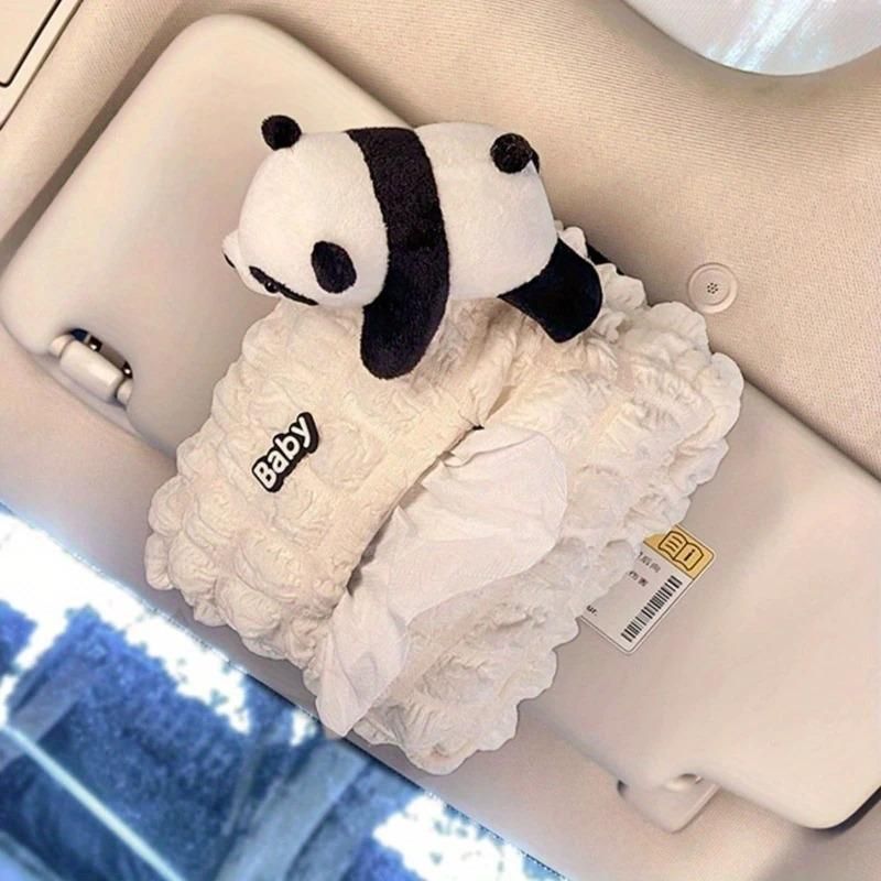Panda Car Seat Tissue Holder
