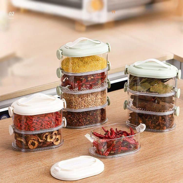 4 Layer Storage Spice Box (Pack of 1)