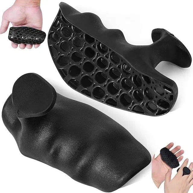 Anti-Slip Workout Grips - Ergonomic Rubber Hand Protector Gloves for Weight Lifting